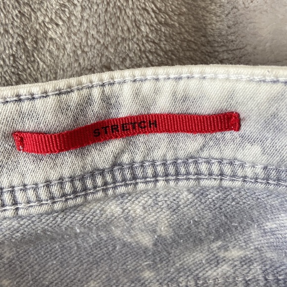 Point Zero men’s denim looking stretch fabric stonewashed shorts size 34 - Picture 3 of 7